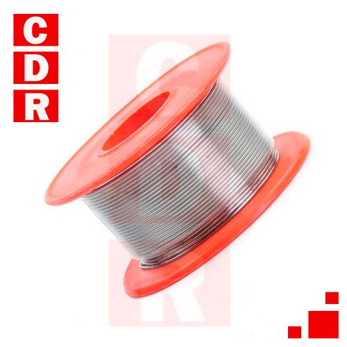 ESTAÑO 30/70 4MM ROLLO 1KG C/RESINA.