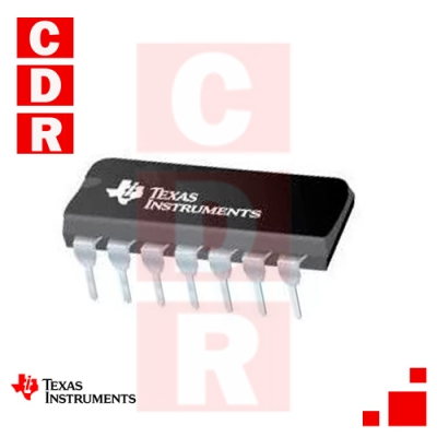 CD4093BE CMOS QUAD 2-INPUT NAND SCHMITT TRIGGERS DIP-14 CASE TI