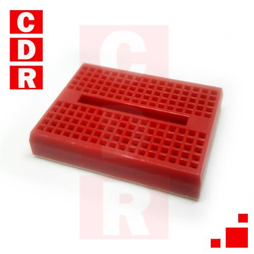 MINI PROTOBOARD ROJO 170 PUNTOS