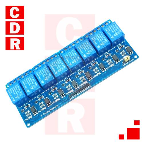 MODULO RELE 12V 16 CANALES OPTOACOPLADO