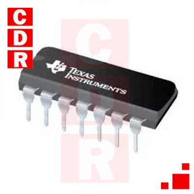 SN74HC132N QUADRUPLE POSITIVE-NAND GATES WITH SCHMITT-TRIGGER IMPUTS DIP-14 CASE TEXAS