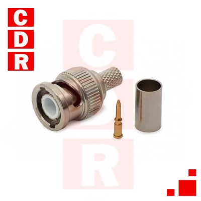 BNC MACHO P/CRIMP. RG59 50 OHMS CAMBRIDGE