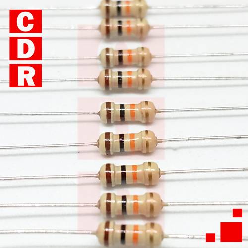 RESISTENCIA CARBÓN 1/4W 10K 5% 2,5X6,5