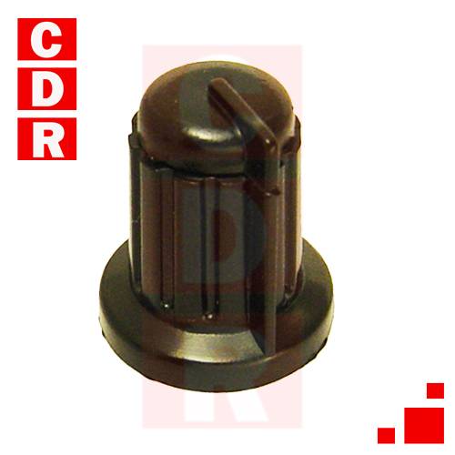 PERILLA (D=18:H=21) BUJE DE BRONCE,TAPA NEGRO