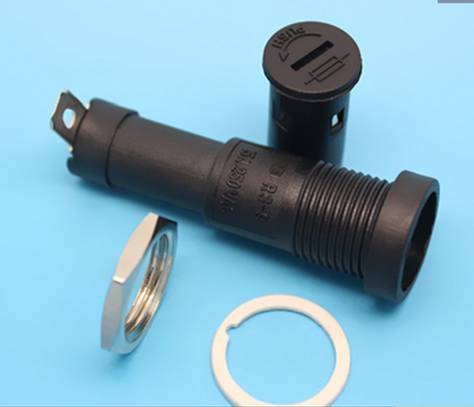 PORTAFUSIBLE TOUCHPROOF FUSE HOLDER HIGH PROFILE/REAR HEX NUT