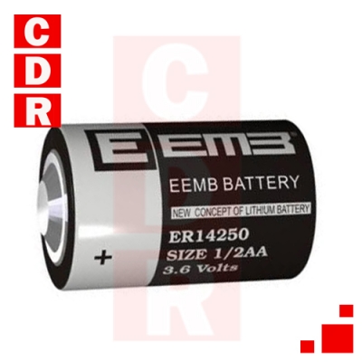 PILA DE LITIO 3.6V 1/2 AA S/TERMINALES LS14250 SAFT