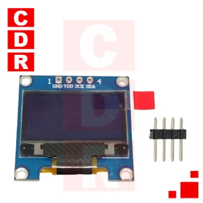 PANTALLA OLED 1.3 BLANCO 128X64 12C SH1106 PANTALLA LCD DE 1.3 PULGADAS DE 4 PINES CON 128 * 64 DOT MATRIX SH1106DRIVER E I2C