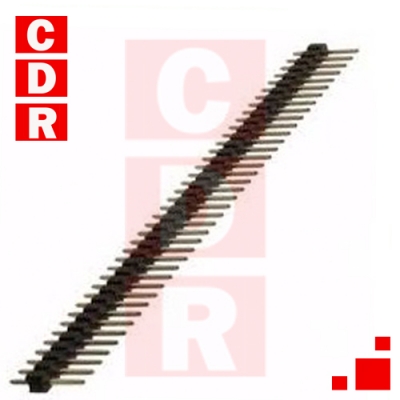 TIRA DE PINES RECTA MACHO SIMPLE (1X40) .1