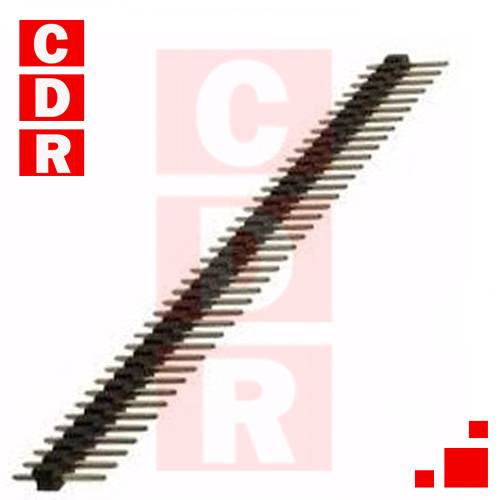 TIRA DE PINES RECTA MACHO SIMPLE (1X40) .1