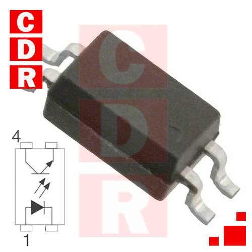 PS2801C-1-F3-A HIGH ISOLATION VOLTAGE OPTOISOLATOR 2.5KV SOIC-4 CASE RENESAS