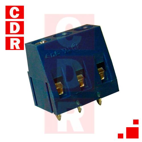 BORNERA APILABLE 3 POLOS 10A 300VAC APIL. MORDAZA PASO 5MM (ETB19-03-0-B) OEM