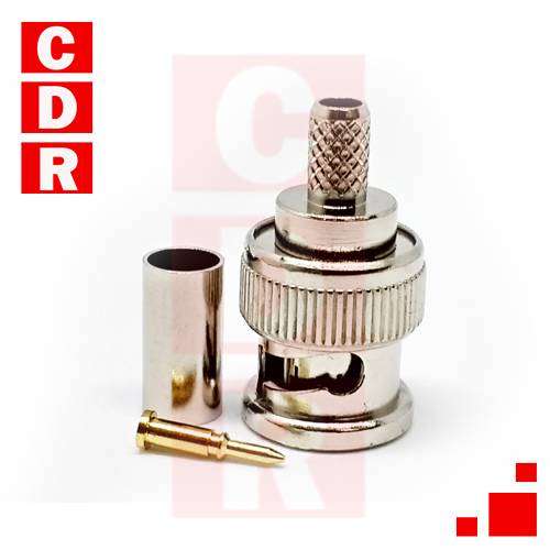 BNC MACHO P/CRIMP. RG58