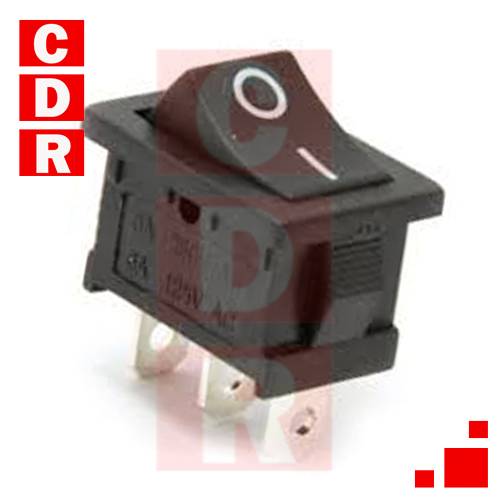 LLAVE TECLA 3A 250V ON-ON MARCA 0/1 (19.5X12.8MM)