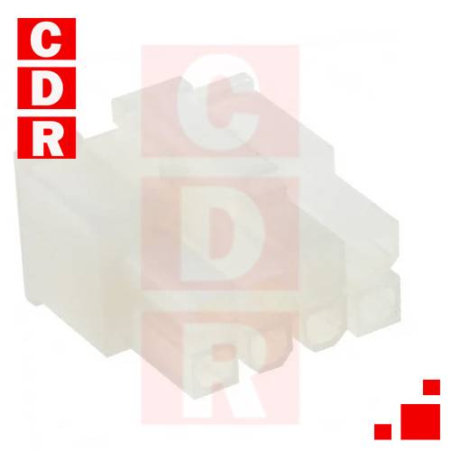 794954-8 MINI-FIT RECEPTACLE HOUSING DUAL ROW 8 CIRCUITS (2X4) OEM