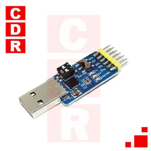DIY USB TO SERIAL CONVERTER MODULO CP2102 TTL 485 3 3V 5V