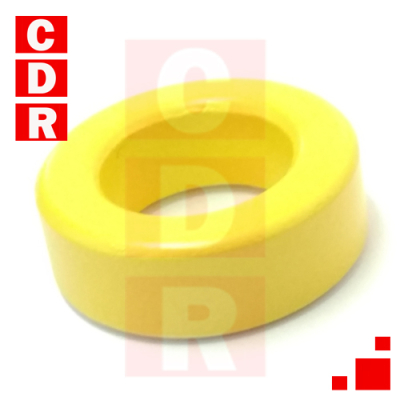 FERRITE NÚCLEO D.EXT: 33MM D.INT: 20MM L: 10MM T130-26 MICROMETALS