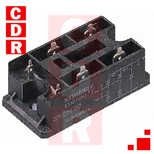 SKCH 28/14 BRIDGE RECTIFIER 30A 1400V 4-PIN G 25 SEMIKRON
