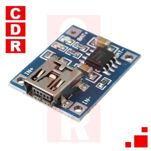 TP4056 USB-C 5V 1A MODULO DE PROTECCION CARGADOR DE BATERIA