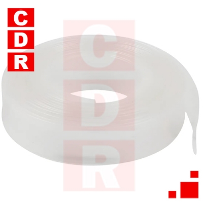 TERMOCONTRAIBLE 25MM EXP / 12.5MM CONT. X METRO TRANSPARENTE