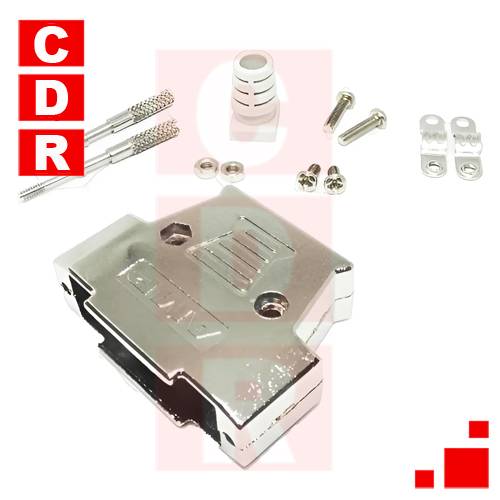 TAPA METÁLICA C/TORN. PARA DB-25  AMP
