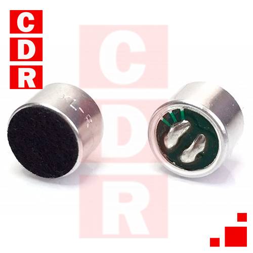 CÁPSULA DE MICRÓFONO ELECTRET D=6.0MM/H=5.0MM -64DB ECM-50 SIN TERMINALES