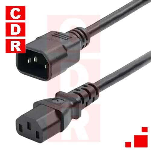 CABLE INTERLOCK (3X0.75MM) L=1500MM MACHO PC A HEMBRA PC