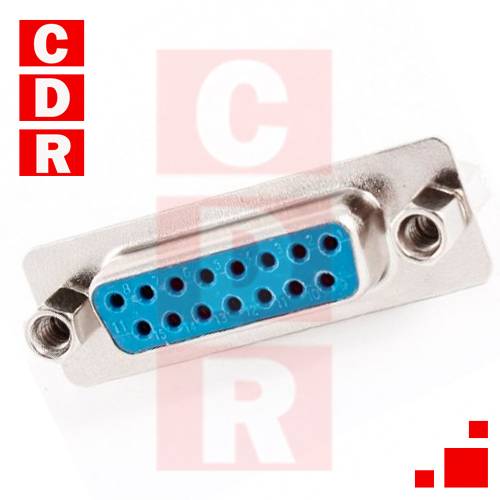 DB15 HEMBRA 15 CONT. P/CABLE