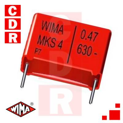 MKS4D41504D MKT-4 CAPACITOR 1,5UF 100VDC 63VAC RADIAL WIMA
