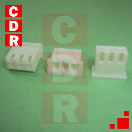 JS-2001-3 HOUSING 3 VIAS .098 PASO:2,50mm CHYAO SHIUNN