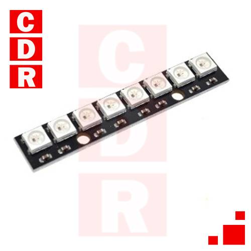 BARRA 8 LEDS RGB 5050 WS2812 NEOPIXEL ARDUINO
