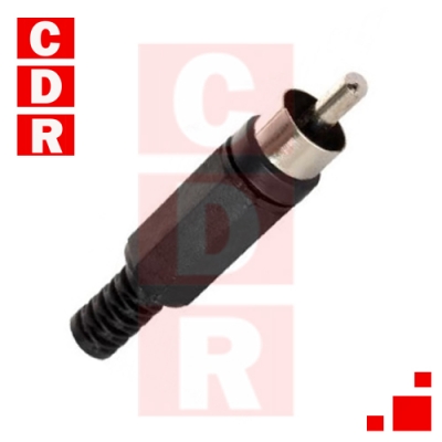 RCA PLUG NEGRO