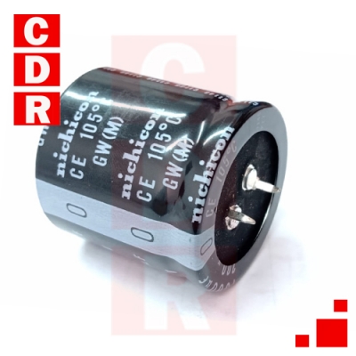 CAP. ELECTR. RADIAL 1500UF 200V 105° 35X35MM SNAP IN NICHICON