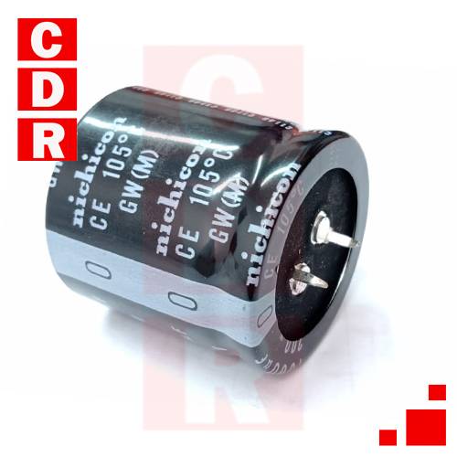CAP. ELECTR. RADIAL 1500UF 200V 105° 35X35MM SNAP IN NICHICON