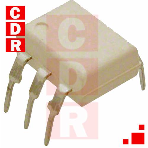 4N26 OPTOCOUPLER, PHOTOTRANSISTOR OUTPUT 30V 20% DIP-6 CASE