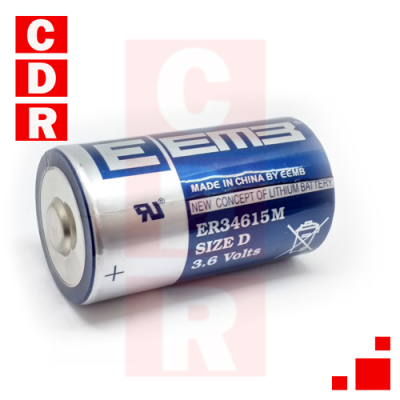 PACK X3 BATERIA DE LITIO ER34615M 3.6 C/ CABLE Y CONECTOR 2.0
