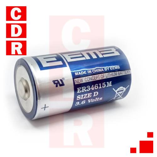 PACK X3 BATERIA DE LITIO ER34615M 3.6 C/ CABLE Y CONECTOR 2.0