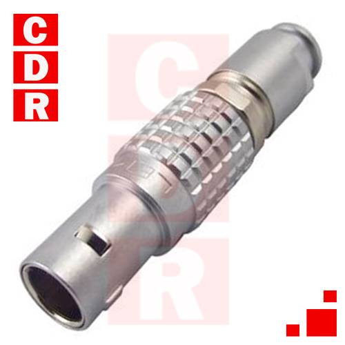 FGG.0B.306.CLAD52 CIRCULAR PUSH PULL CONNECTORS PLUG CDG 6 CTS CCOL (OEM)