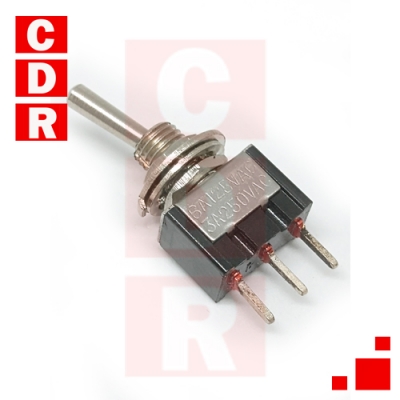 LLAVE PALANCA SIMPLE INV. ON-ON P/C.I. 3A 250V