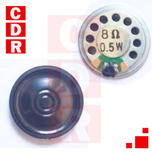 SPEAKER 8 OHMS .5W 35MM DIAMETER WITH CARDBOARD CONE (OEM)