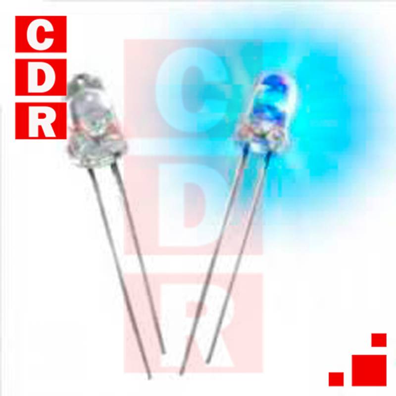 C503B-RCN-W0-RA-00 LED PTH ROJO DE 5 MM CON ENCAPSULADO HIALINO