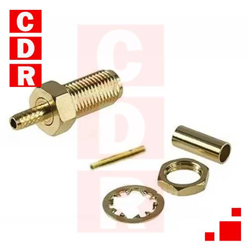 BU-4150029012 CONJUNTO DE CABLES COAXIAL SMA A SMA RG-316 12.00 (304.80MM) AGUJA INTERNA DEL TORNILLO SMA AL CABLE DE CONEXION DE LA AGUJA INTERNA DEL TORNILLO