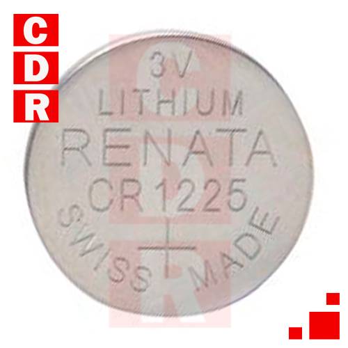 BATERIA DE LITIO 3V CR1225 MARCA RENATA