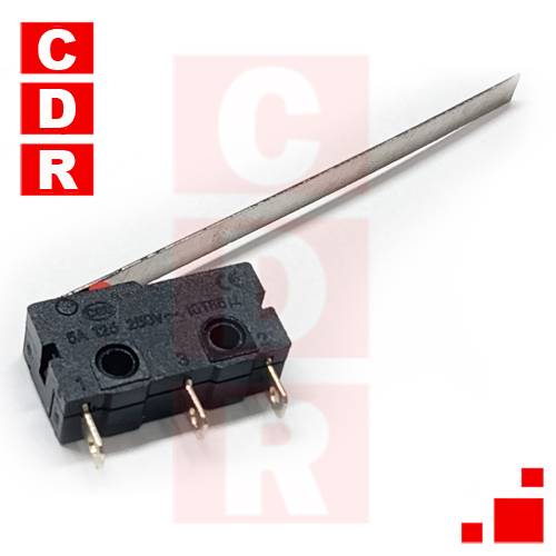 LLAVE MICROSWITCH 5A 250V LEVA LARGA 53MM
