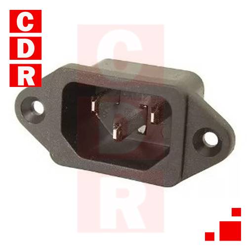 CONECTOR MACHO TIPO PC/CHASIS TORNILLOS