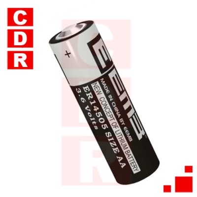 PILA DE LITIO 3.6V ER14505AX TERMINALES AXIALES ALAMBRE