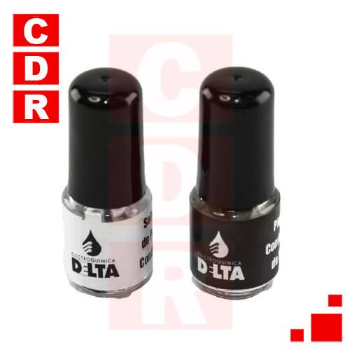PINTURA CONDUCTORA (PLATA) 6GR DELTA
