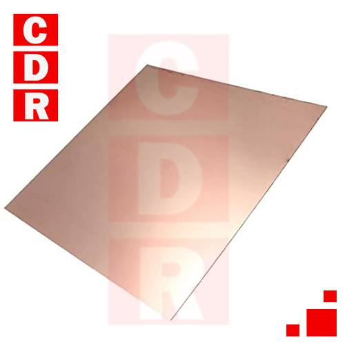 PLACA FENÓLICA VIRGEN 100X100MM S/FAZ ESP. 1.7MM