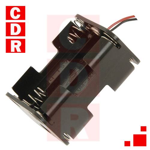 HOLDER AA X 6 6CM LONG X 3CM DEPTH AND 4.5CM WIDE