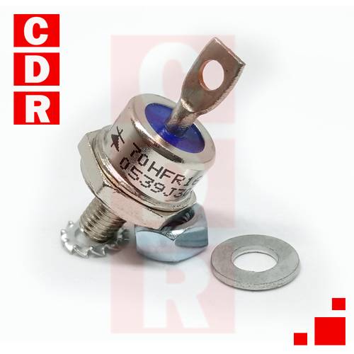 70HFR160 RECTIFICADOR 1600 V 70 AMP MARCA IR