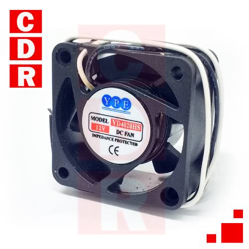 TURBINA 40X40X10MM 1,5 12V BUJE/PLAST YPE